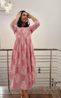 Pure cotton feeding flair Kurti